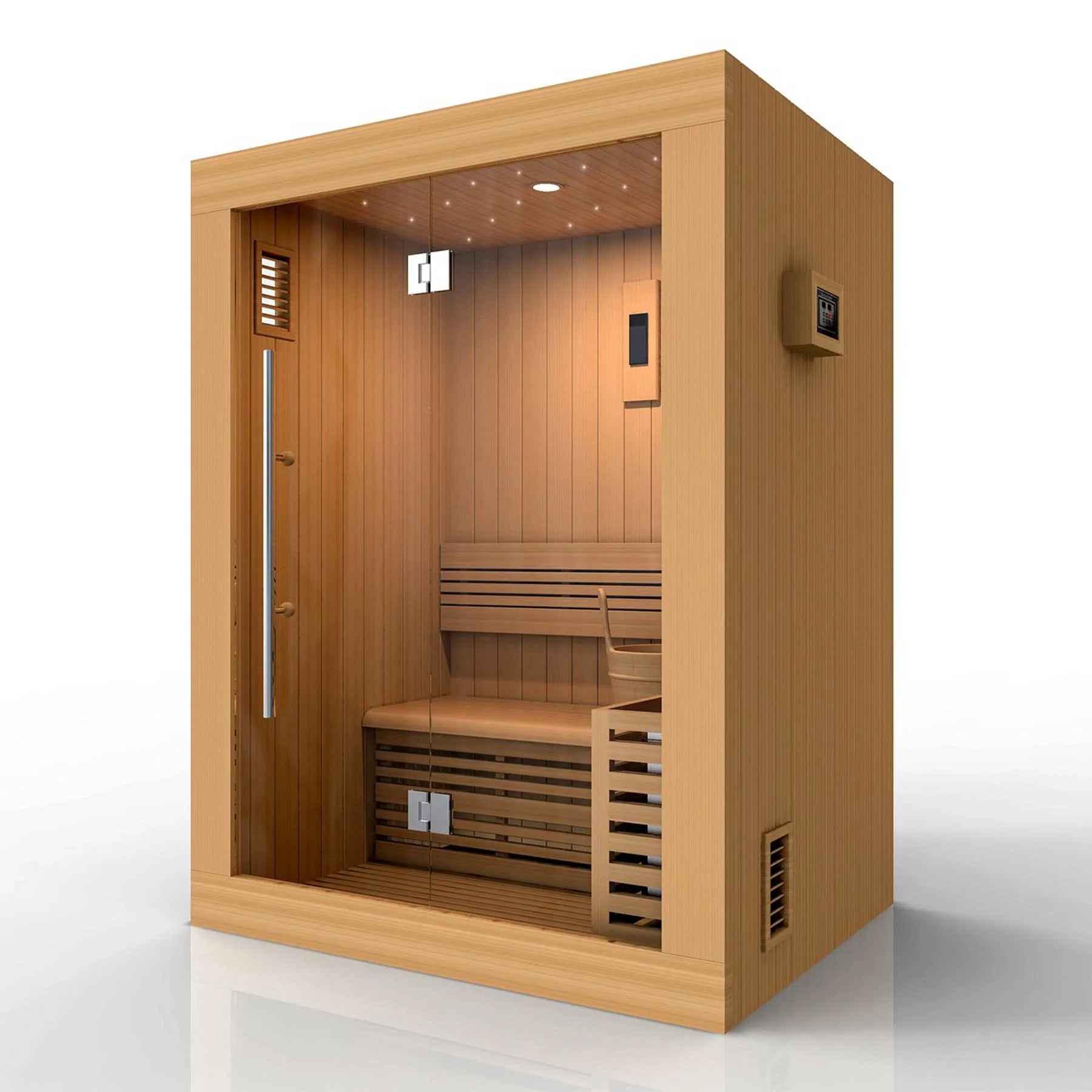 Golden Designs Sundsvall 2 Person Indoor Traditional Sauna