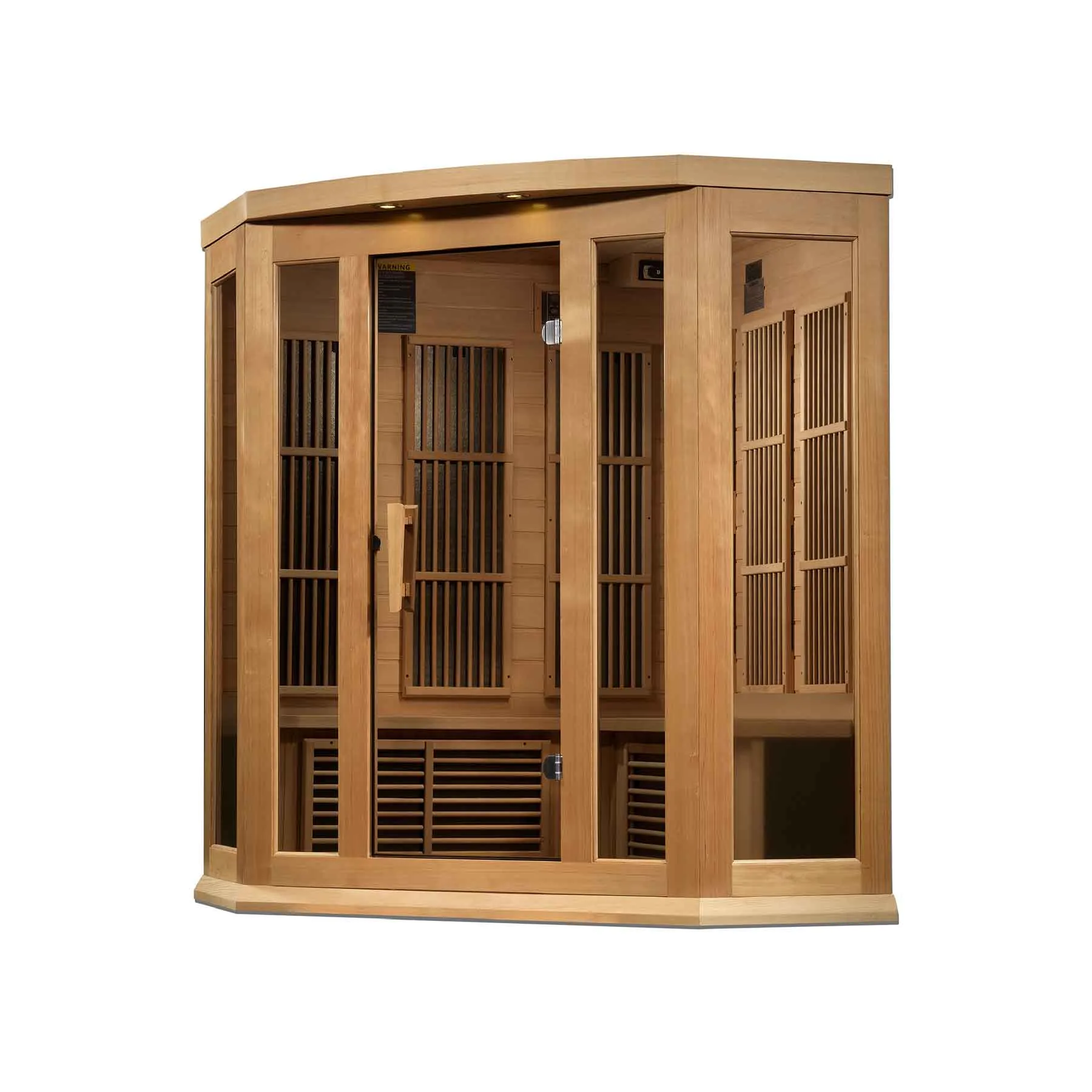 Maxxus 3 Person 9 Panels Near Zero EMF Corner Indoor FAR Infrared Sauna