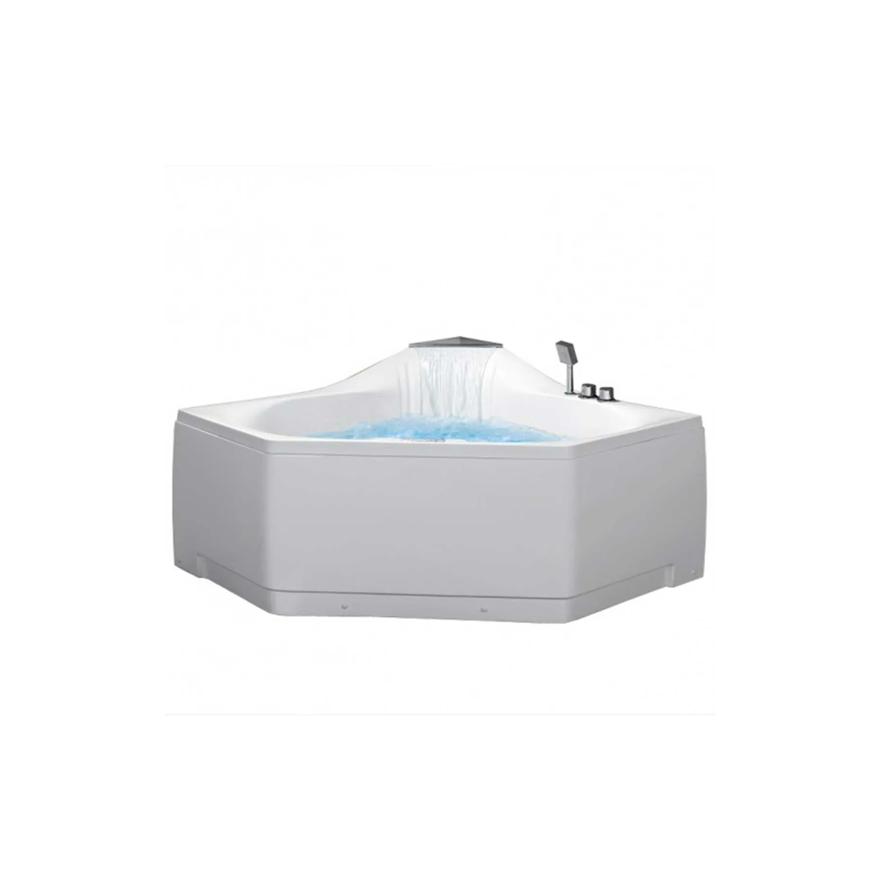 Platinum Eago 168 59L x 59W x 32H 2 Person Whirlpool Bathtub