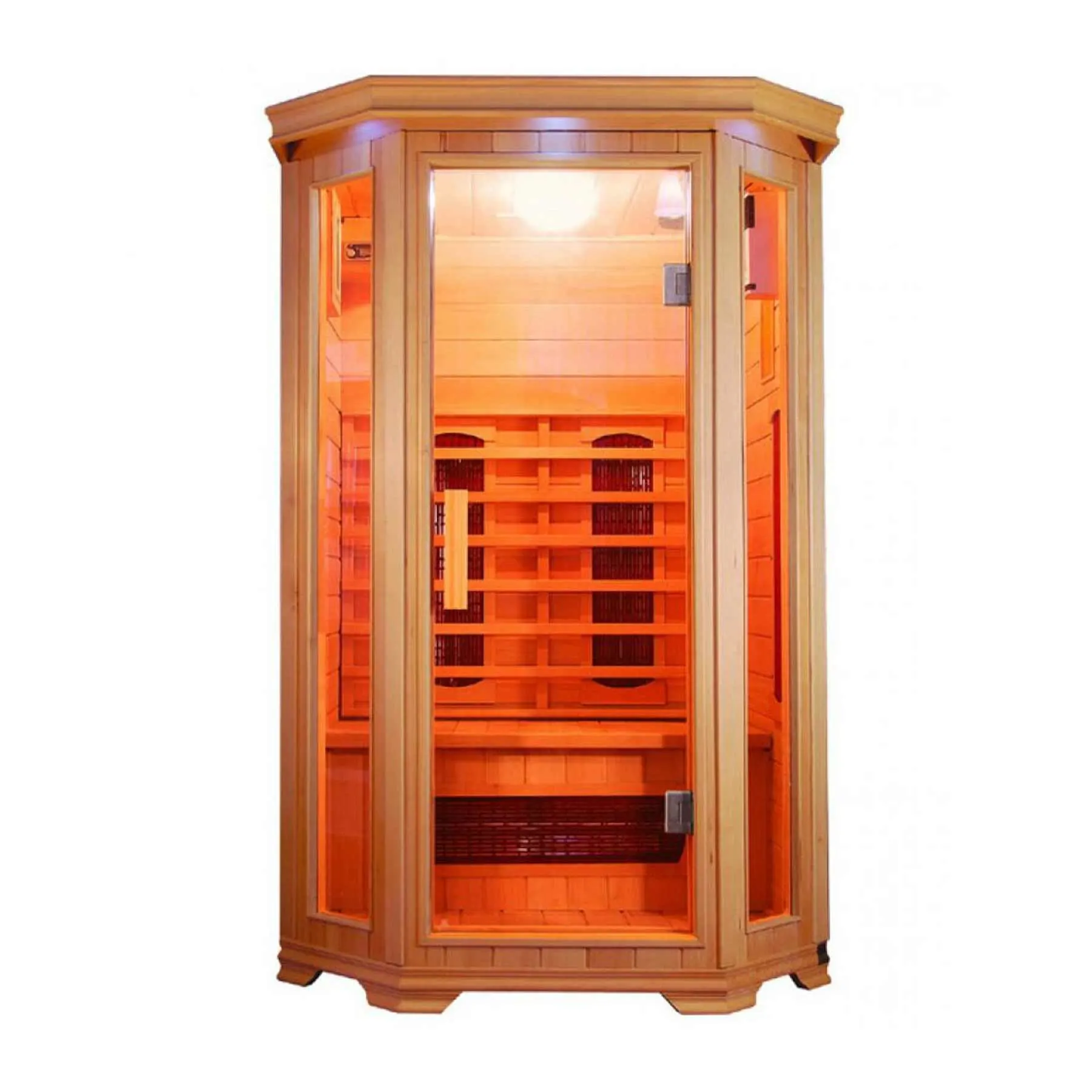 Sunray Heathrow 2 Person Nano Hemlock Indoor Infrared Sauna