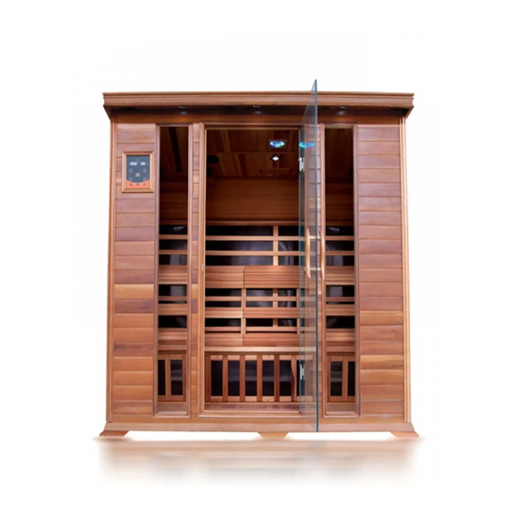 Sunray Sequoia 4 Person Nano Cedar Indoor Infrared Sauna