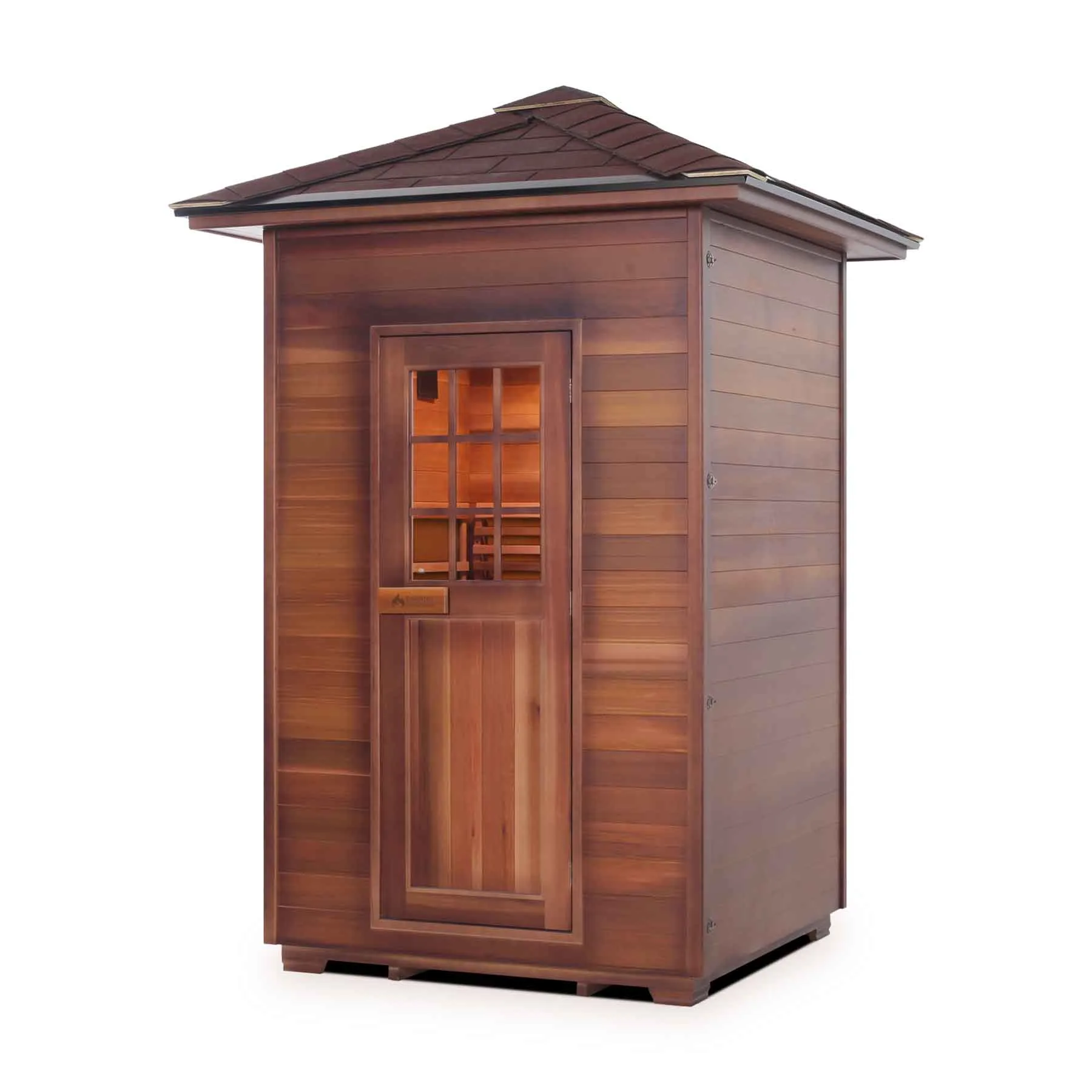 Enlighten Moonlight 2 Person Outdoor Dry Traditional Sauna