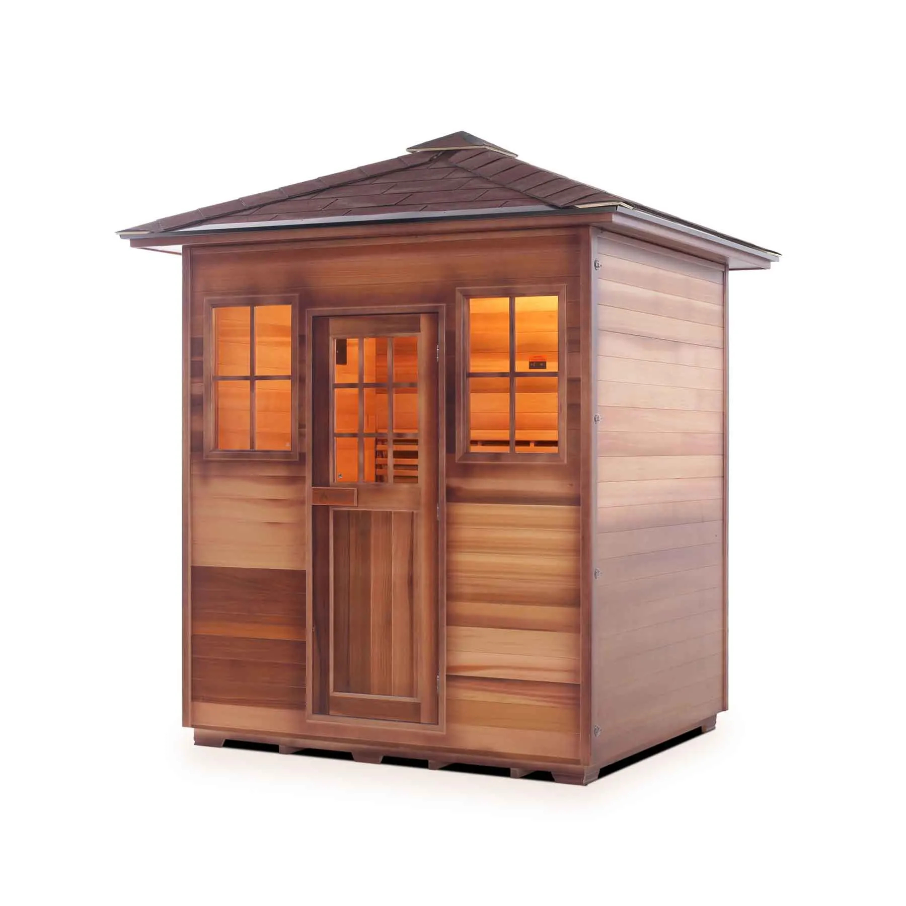 Enlighten Moonlight 4 Person Outdoor Dry Traditional Sauna