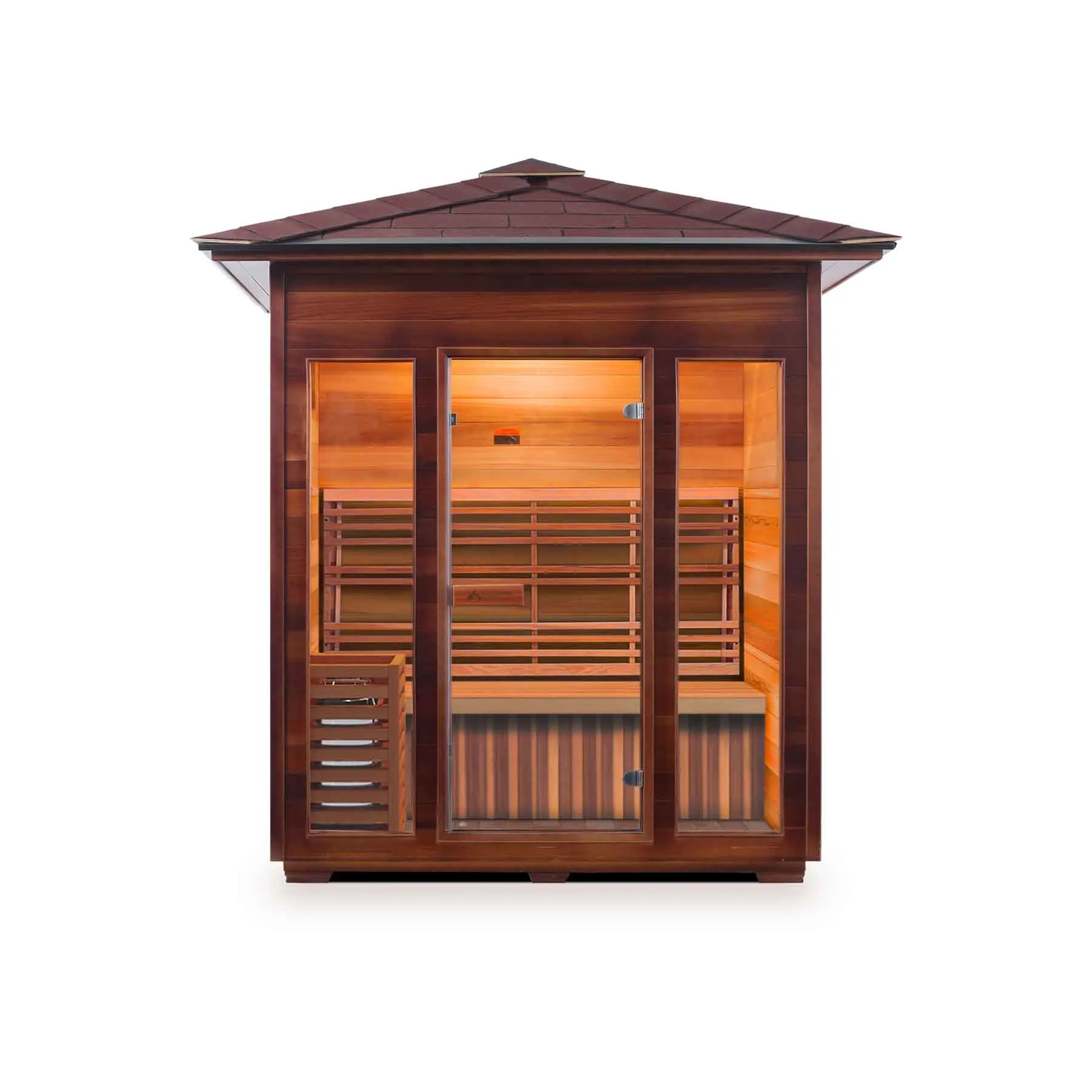 Enlighten SunRise 4 Person Outdoor Dry Traditional Sauna