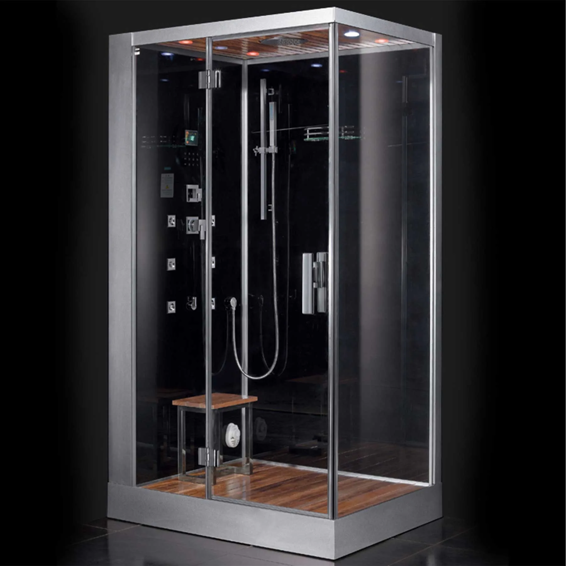 Platinum DZ959F8 47L x 35W x 89H Walk In Steam Shower