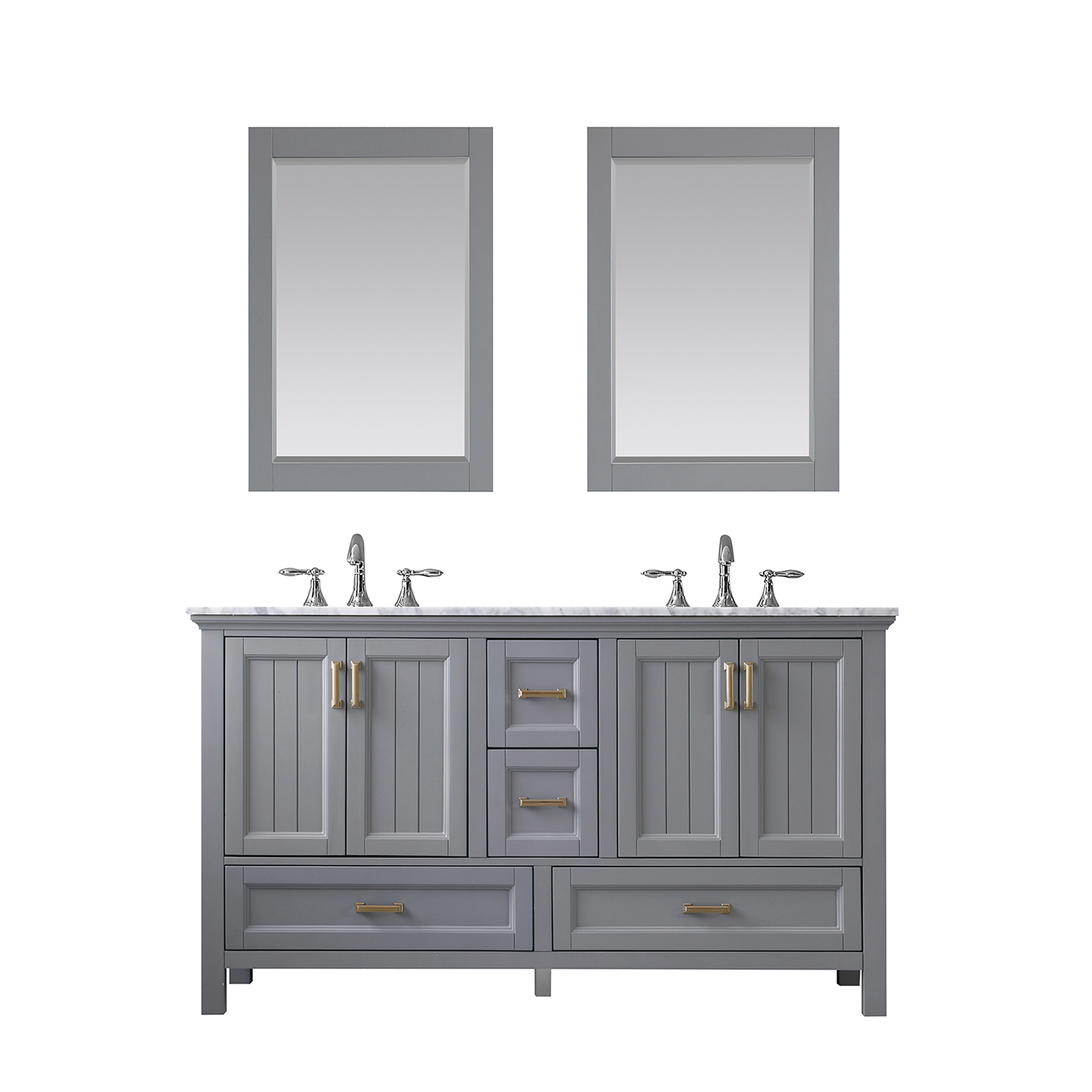 Altair Isla 60-Inch Double Bathroom Vanity