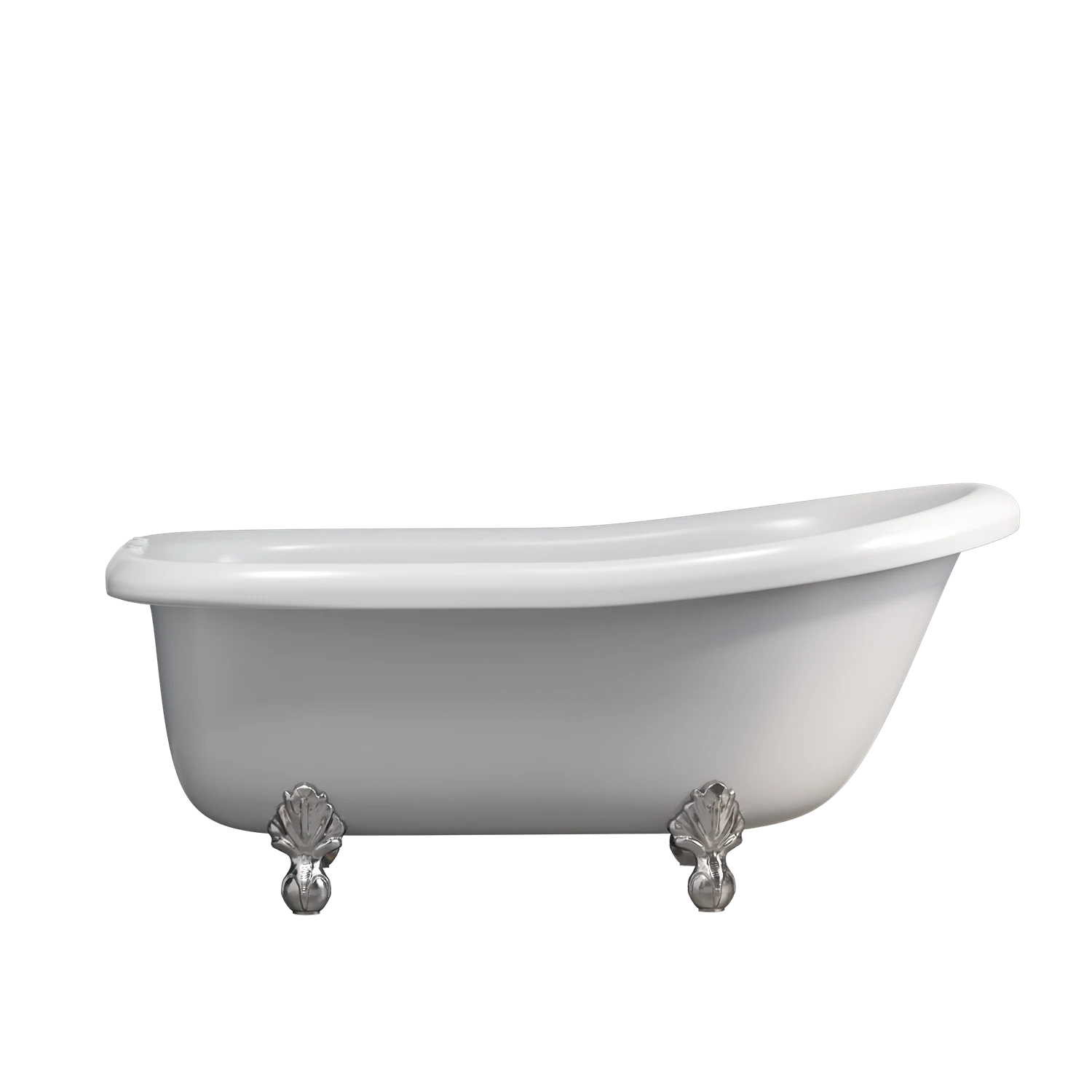 Cambridge Plumbing 60 Inch Clawfoot Slipper USA Quality Bathtub