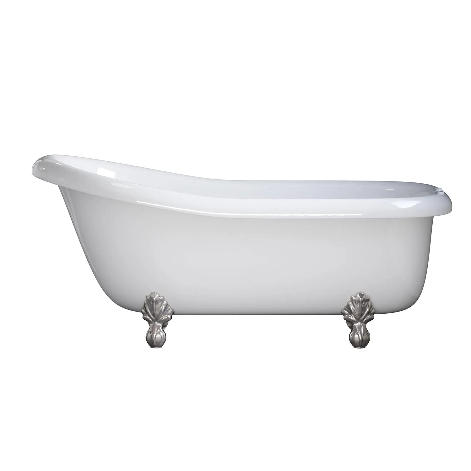 Cambridge Plumbing 66 Inch Clawfoot Slipper USA Quality Bathtub