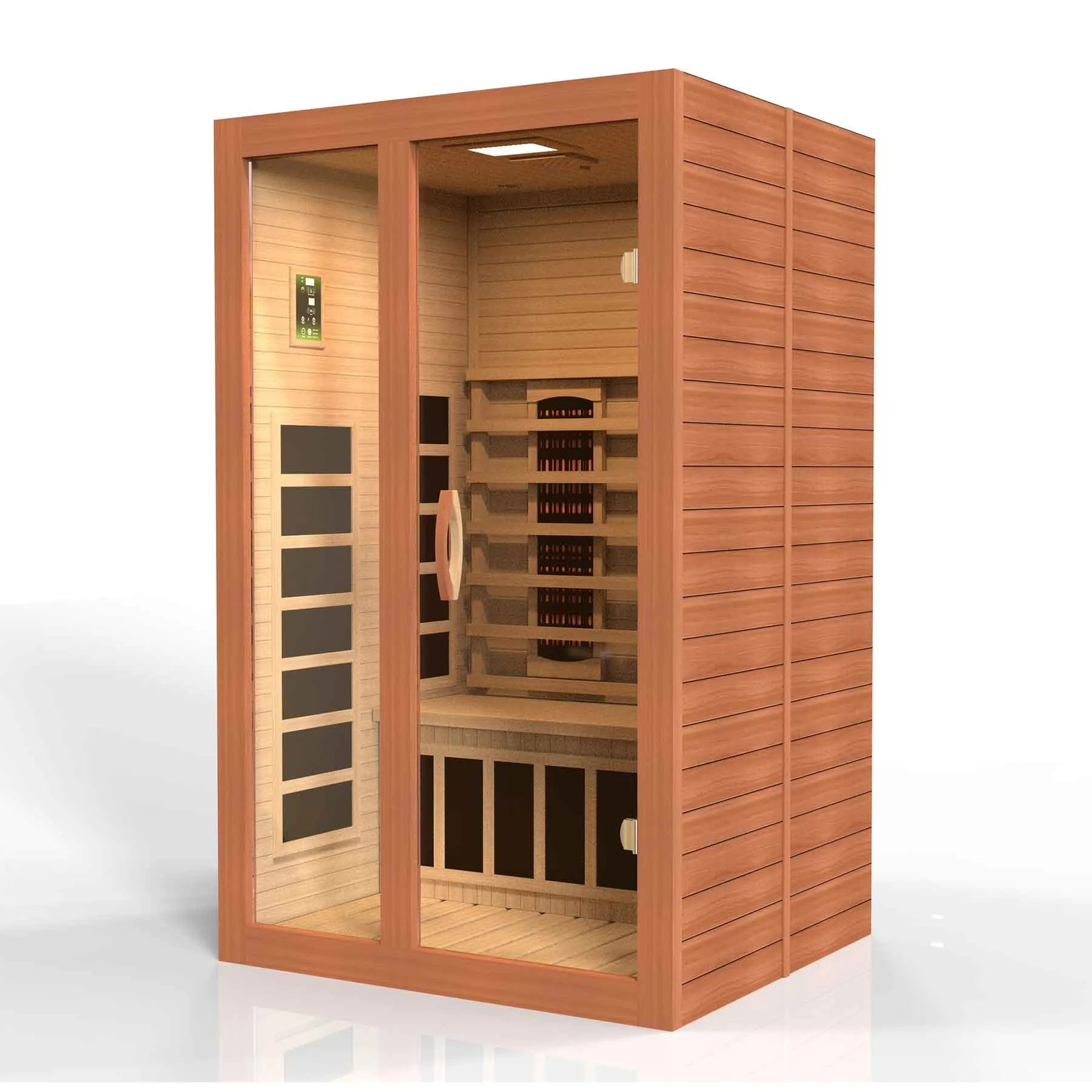 Dynamic Santiago 2-Person Full Spectrum Ultra Low EMF Indoor Infrared Sauna